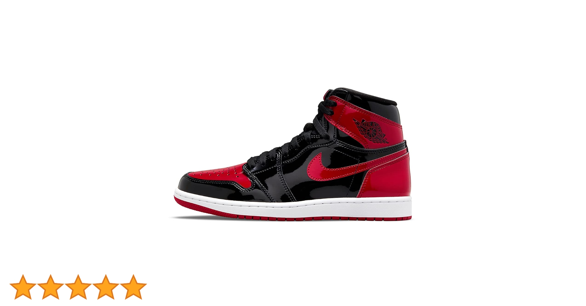 その他 Nike AirJordan1 PATENT BRED Men's) Air Jordan 1 Retro High OG 'Patent Bred' 13M / 14.5W